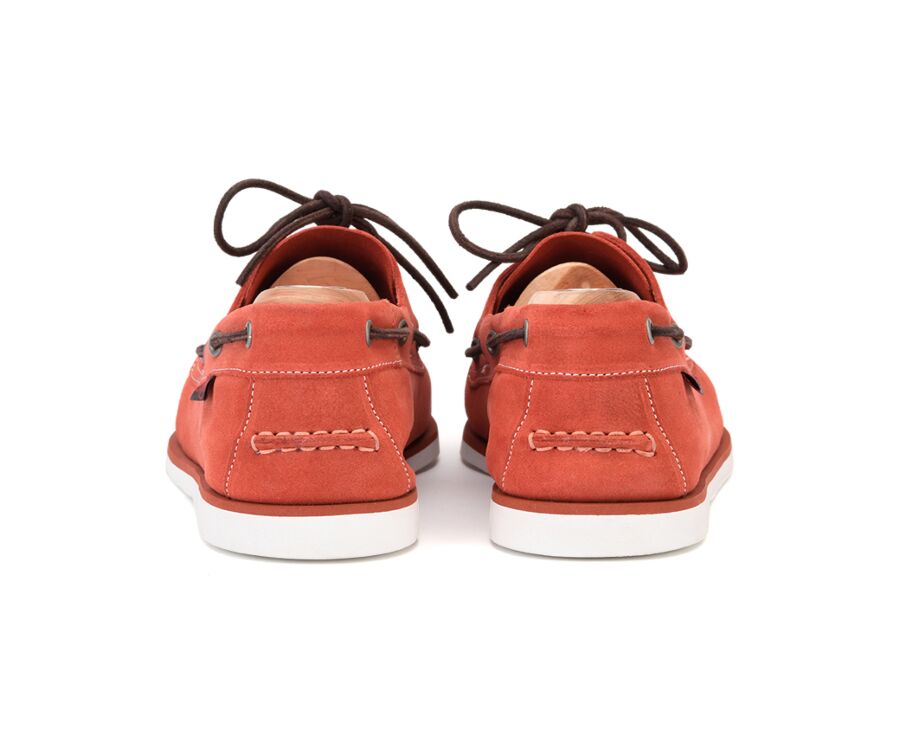 Chaussures Bateau Trawler Velours Corail Bexley