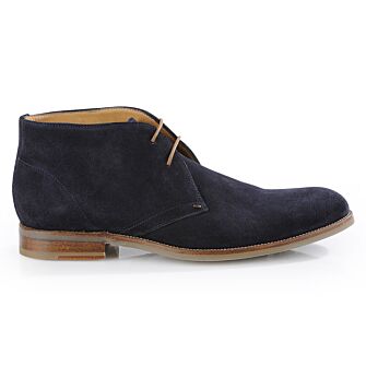 Desert boots homme Velours Bleu Océan Warwick Gomme | Bexley