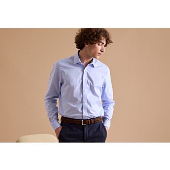 Chemise Habillée Homme Perry Ellis - Taille 3X - Rayures - 100% Coton - Occasion Très Bon état