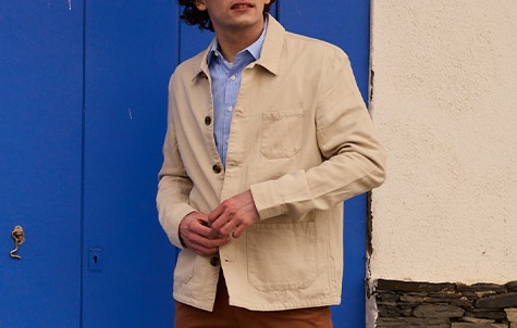 Guide des tailles vestes toiles