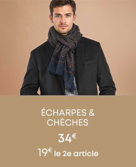 écharpes et chèches pour homme
