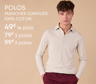 Polo homme classique en coton