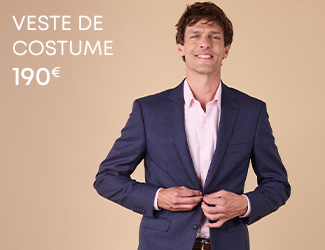 Veste de costume pour homme en laine