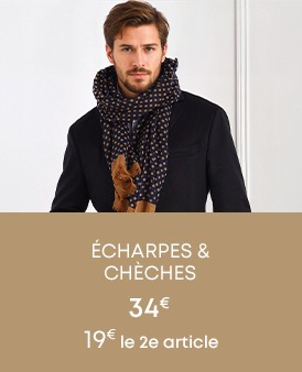 écharpes et chèches pour homme