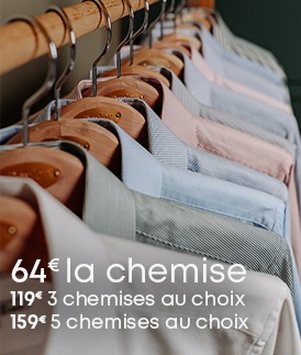 Collection de chemises Bexley sur cintres, plusieurs coloris