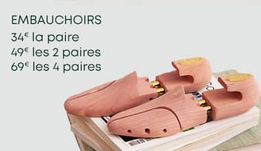 Embauchoirs en cèdre pour chaussures homme