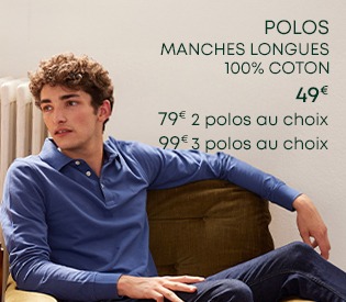 Polo homme classique en coton