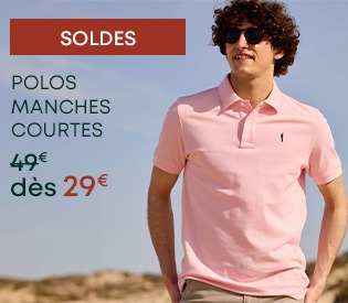 Polos manches courtes homme