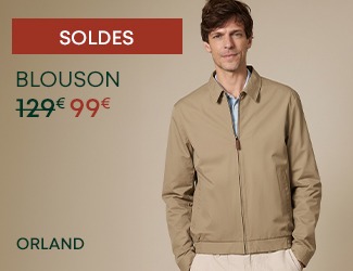Blouson Orland homme en beige