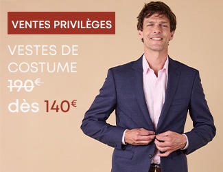 Veste de costume pour homme en laine