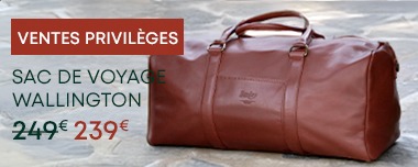 Sac de voyage cuir homme Wallington – Ventes Privilèges 239€
