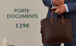 Porte document en cuir