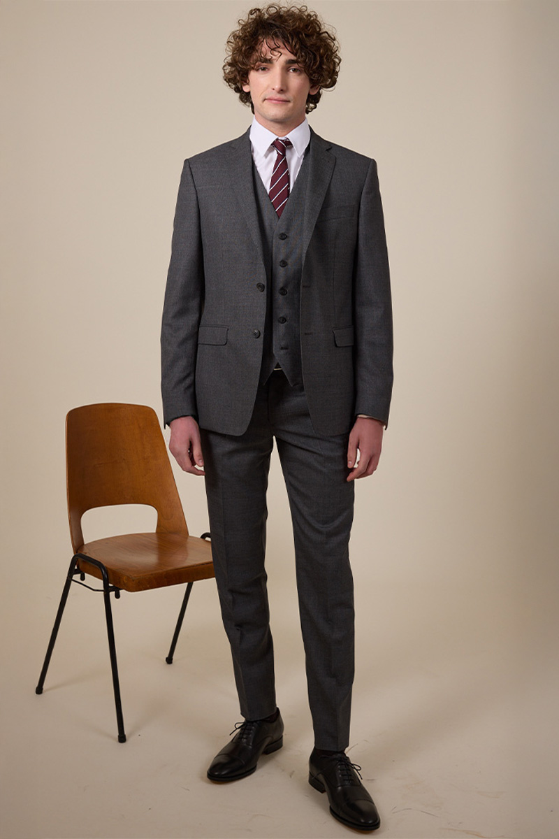 costume 3 pièces Lazare Gris Moyen