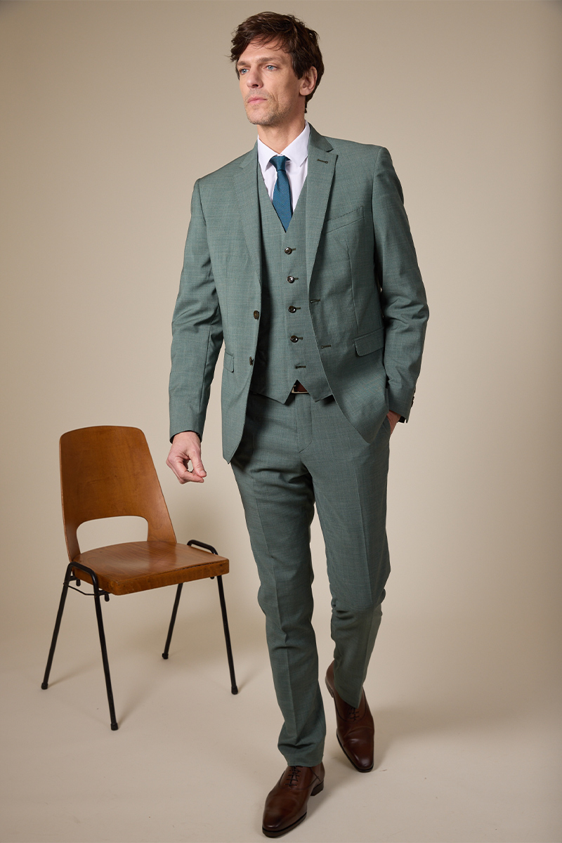 costume 3 pièces Lazare Vert Tilleul